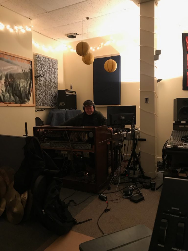 Gerry in Recording Studio